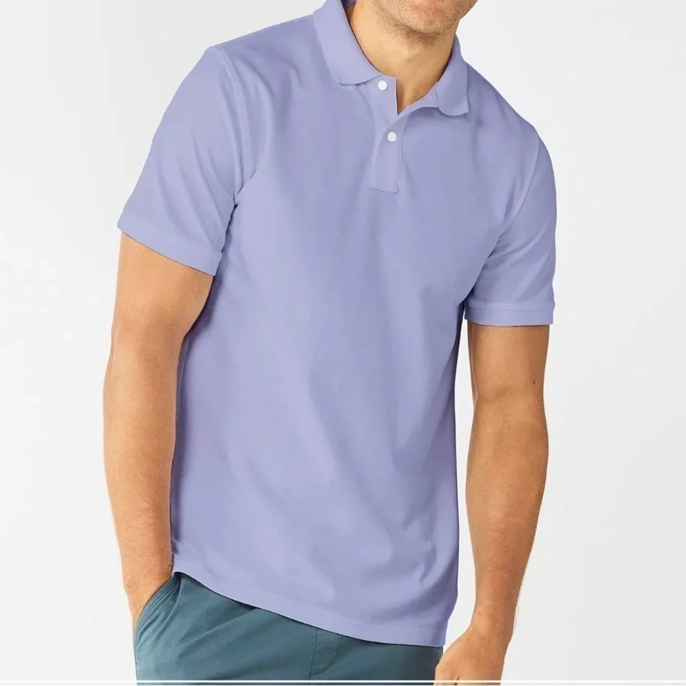 MEMBER's MARK Stretch Cotton Polo Short Sleeve Shirt